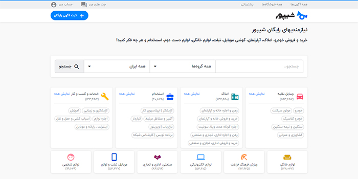 شیپور سایت آگهی استخدام انباردار