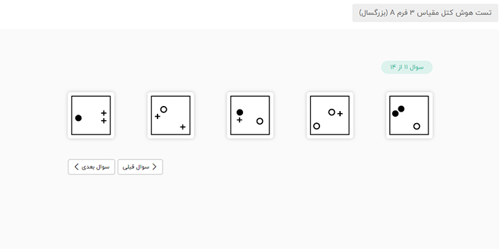 تست هوش کتل تست هوش کتل