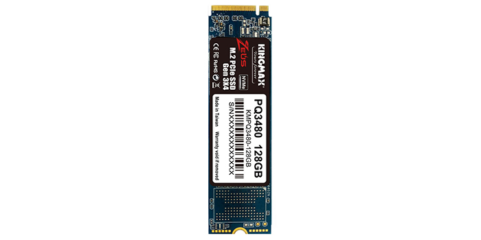 کینگ مکس PQ3480 NVMe M.2 ظرفیت ۱۲۸ گیگابایت