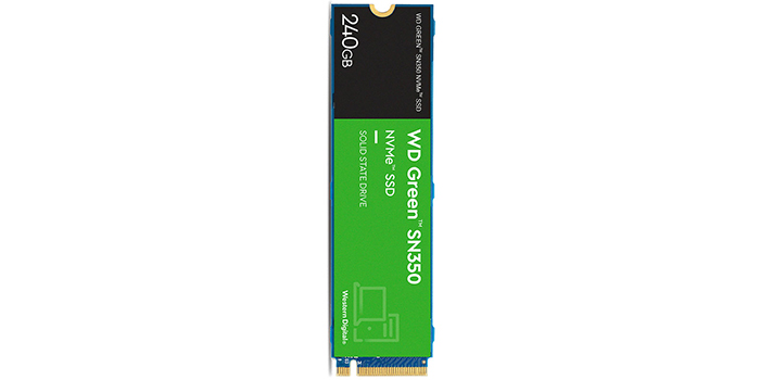 وسترن دیجیتال Green SN350 NVMe M.2 ظرفیت ۲۴۰ گیگابایت