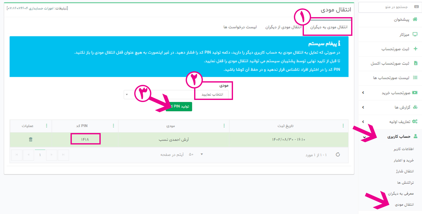 انتقال مودی